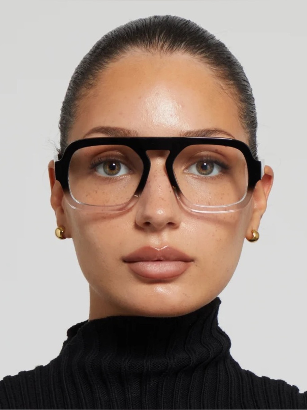Elisa Johnson Jane in Gloss Black - Optical Lens